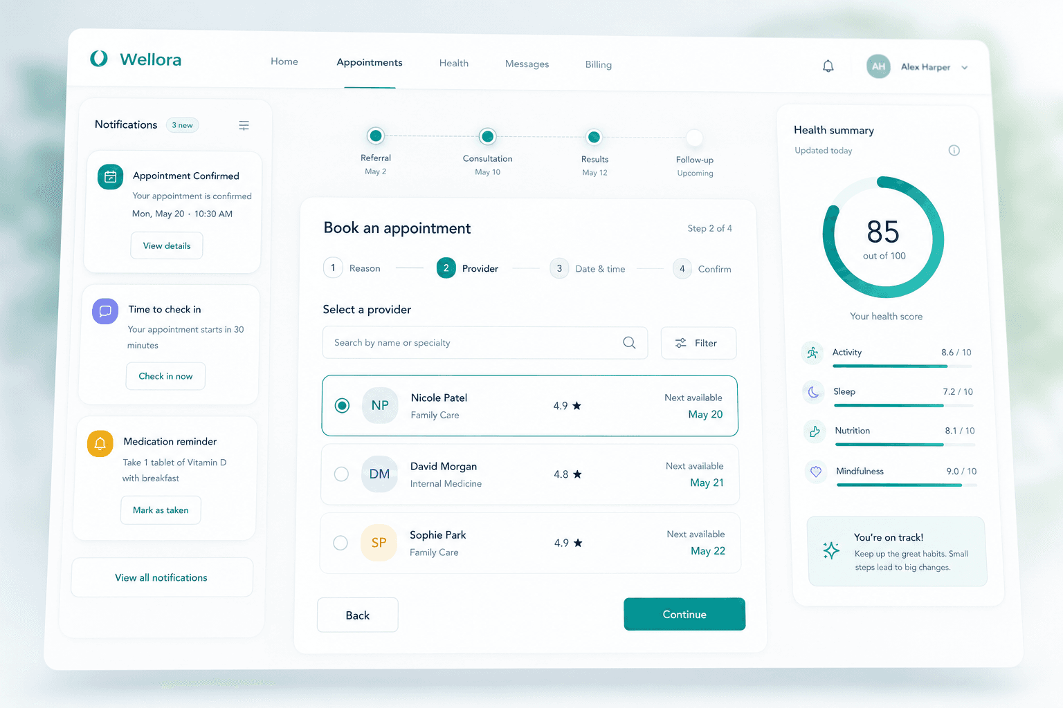 Enterprise Healthcare — Patient-Facing Portal